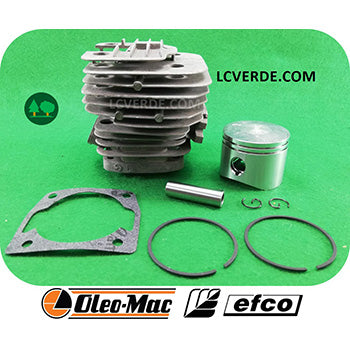 Kit Cilindro Pistone Segmenti Motore Motosega OleoMac GSH560 Efco MTH5600 ricambi LCVERDE.com 50310258a