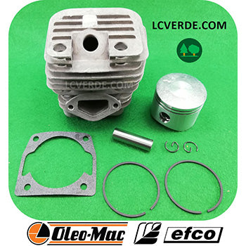Kit Cilindro Pistone Fasce Elastiche Motore Motosega OleoMac GSH560 Efco MTH5600 ricambi LCVERDE.com 50310258a