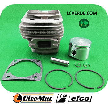 Kit Cilindro Pistone Fasce Elastiche Motore Motosega OleoMac GSH560 Efco MTH5600 ricambio LCVERDE.com 50310258a