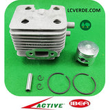 Kit Cilindro Pistone Motore Decespugliatore Active 2.4 Ibea 24 ricambio LCVERDE.com 25273