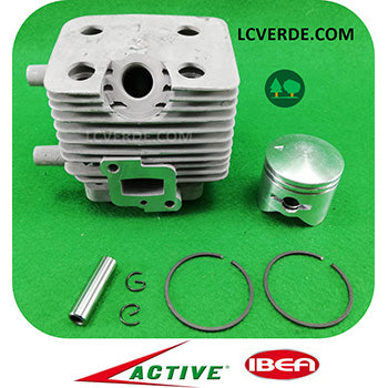 Kit Cilindro Pistone Fasce Elastiche Segmento Motore Decespugliatore Active 2.8 Ibea 28 ricambi LCVERDE.com 25274