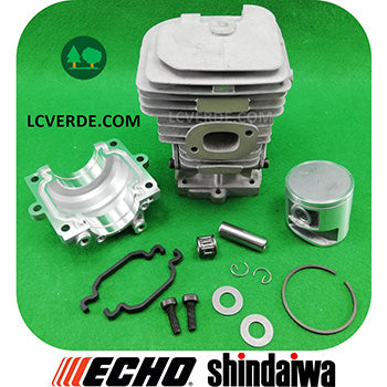 Kit Cilindro Pistone Fascia Elastica Motore Motosega Echo CS4510 Shindaiwa 451S ricambi LCVERDE.com P100004570 P100004580 spare part