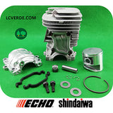 Kit Cilindro Pistone Fascia Elastica Motore Motosega Echo CS4510 Shindaiwa 451S ricambi LCVERDE.com P100004570 P100004580 spare parts