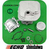 Kit Cilindro Pistone Fascia Elastica Motore Motosega Echo CS4510 Shindaiwa 451S ricambio LCVERDE.com P100004570 P100004580 spare part