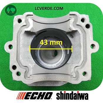 Kit Cilindro Pistone Fascia Elastica Motore Motosega Echo CS4510 Shindaiwa 451S ricambio LCVERDE.com P100004570 P100004580 spare parts