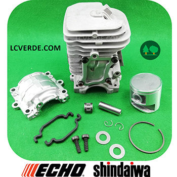 Kit Cilindro Pistone Fascia Elastica Motore Motosega Echo CS4510 Shindaiwa 451S ricambio LCVERDE.com P100004570 P100004580