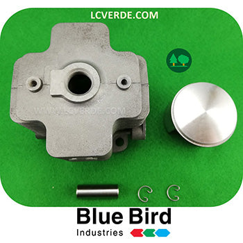 Kit Cilindro Pistone Motore Decespugliatore BlueBird P540 M54 N52E ricambio LCVERDE.com