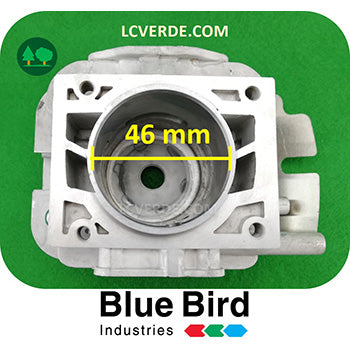 Cilindro Pistone Motore Decespugliatore BlueBird P56E ricambi LCVERDE.com spare parts