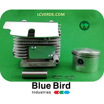 Kit Cilindro Pistone Motore Decespugliatore BlueBird P56E ricambio LCVERDE.com