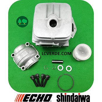 Kit Cilindro Pistone Motore Motosega Echo CS280, CS281 Shindaiwa 280T ricambio LCVERDE.com P021044050 P021044060 spare part