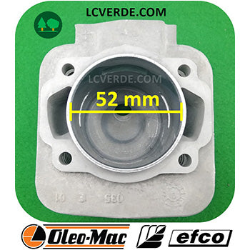 Kit Cilindro Pistone Motore OleoMac Efco Soffiatore Atomizzatore BV900 BV901 MB90 MB900 SA9010 SA9000 AT900 AT9000 ricambi LCVERDE.com OG31000 spare parts