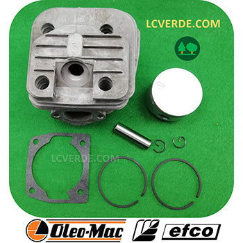 Kit Cilindro Pistone Segmenti Motore Motosega OleoMac GSH510 Efco MTH5100 ricambio LCVERDE.com 50310257