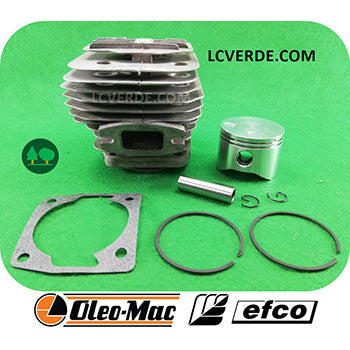 Kit Cilindro Pistone Fasce Elastiche Motore Motosega OleoMac GSH510 Efco MTH5100 ricambio LCVERDE.com 50310257