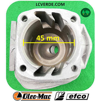 Kit Cilindro Pistone Fasce Elastiche Motore Motosega OleoMac GSH560 Efco MTH5600 ricambi LCVERDE.com 50310258a spare part