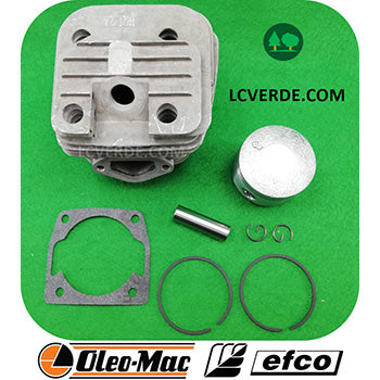 Kit Cilindro Pistone Segmenti Motore Motosega OleoMac GSH560 Efco MTH5600 ricambio LCVERDE.com 50310258a