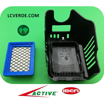 Kit Filtro Aria Carta Decespugliatore Active 4.0 4.5 5.5 6.5 Ibea 40 45 55 ricambi 22588 LCVERDE.com
