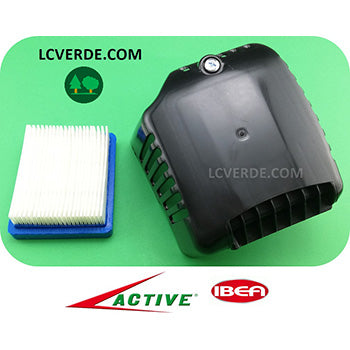 Kit Filtro Aria Carta Decespugliatore Active 4.0 4.5 5.5 6.5 Ibea 40 45 55 ricambio 22588 LCVERDE.com