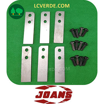 Kit Lame Lama Zappetta Fresa Joans Decespugliatore ricambi LCVERDE.com Spare Part