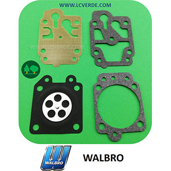 Kit Membrane Guarnizioni Revisione Carburatore WALBRO de.la ricambio LCVERDE.com riparazione adattabile