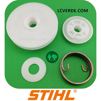 Kit Puleggia Avviamento Ergo Start Motosega Stihl MS192 MS193 MS194 ricambio LCVERDE.com 11371901000