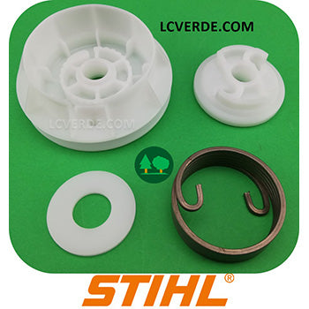 Kit Puleggia Avviamento Ergo Start Motosega Stihl MS192 MS193 MS194 ricambi LCVERDE.com 11371901000