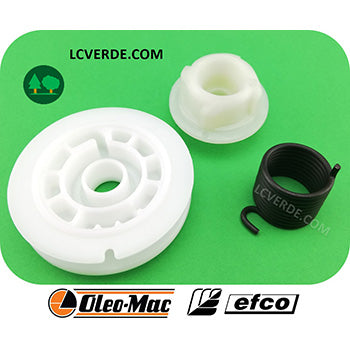 Kit Puleggia Avviamento Motosega OleoMac 925 GS260 Efco 125 MT2600 ricambi LCVERDE.com 50160181