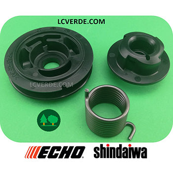 Kit Puleggia Molla Avviamento Decespugliatore Echo SRM220 SRM235 SRM240 SRM265 Shindaiwa T251 ricambi LCVERDE.com P050009900