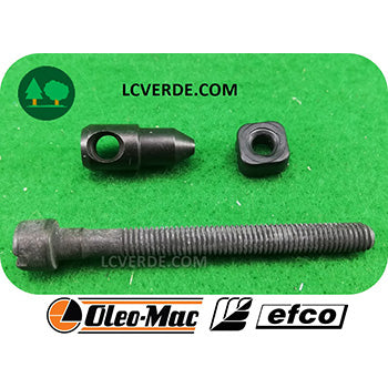 Kit Registro Tendicatena Catena Motosega OleoMac 956 962 965 GS630 Efco 156 162 165 MT6300 ricambio LCVERDE.com 50010151
