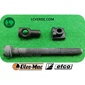 Kit Registro Tendicatena Catena Motosega OleoMac Efco ricambio LCVERDE.com 50050133