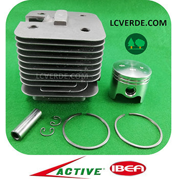 Kit cilindro pistone fasce elastiche segmenti decespugliatore Active Ibea 40 ricambi LCVERDE.com 24473 spare parts