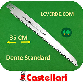 Lama Dritta 35 cm Segaccio Castellari 35G ricambi LCVERDE.com pota potatura bushcrafter outdoor forestale agricolo giardinaggio fai da te