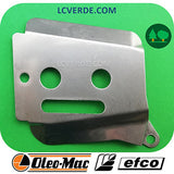 Lamierino Lato Carter Tendicatena Motosega OleoMac Efco GST360 MTT3600 ricambi LCVERDE.com