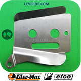 Lamierino Lato Carter Tendicatena Motosega OleoMac Efco GST360 MTT3600 ricambio LCVERDE.com