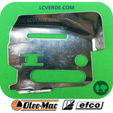 Lamierino Protezione Lato Tendicatena Motosega OLEO MAC EFCO 956 962 965HD GS630 156 162 165HD MT6300 ricambio LCVERDE.com