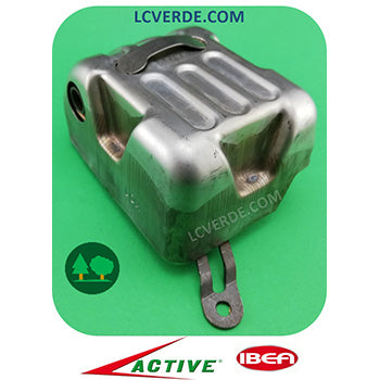 Marmitta Silenziatore Decespugliatore Active 2.4 2.5 2.8 2.9 Ibea 24 28 ricambio LCVERDE.com 23968