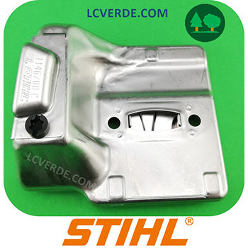 Marmitta Silenziatore Motosega Stihl MS150 ricambi LCVERDE.com 11461400600 spare parts