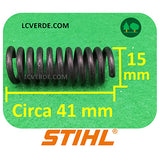 Molla Antivibrante Ammortizzatore Motosega Stihl MS150 MS151 ricambi LCVERDE.com 11467913102