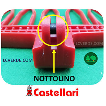 Pettine Inferiore Abbacchiatore Raccolta Olive Elettrico CASTELLARI Olivance ricambi LCVERDE.com 100.OP07K