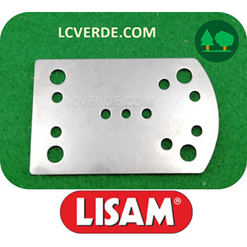 Piastra Scorrimento Pastiglia Abbacchiatore Aria Compressa Pneumatico Raccolta Olive LISAM V8 R8 MG ricambi P3012