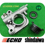 Pompa Olio Lubrificazione Catena Motosega Echo CS280 CS281 Shindaiwa 280T ricambio LCVERDE.com P021047130 spare parts