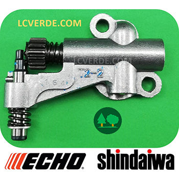 Pompa Olio Lubrificazione Catena Motosega Echo CS390 CS500 CS4310 CS501 CS7310 Shindaiwa 431SX 501SX 731SX 390SX ricambi LCVERDE.com C022000121
