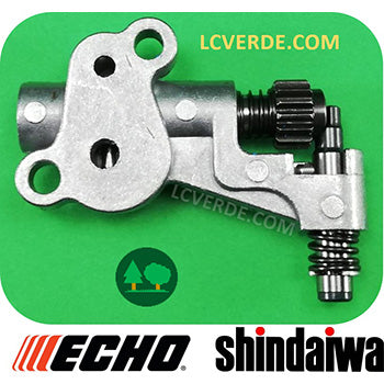 Pompa Olio Lubrificazione Catena Motosega Echo CS390 CS500 CS4310 CS501 CS7310 Shindaiwa 431SX 501SX 731SX 390SX ricambio LCVERDE.com C022000121