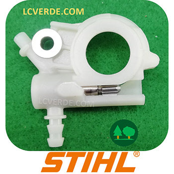 Pompa Olio Lubrificazione Catena Motosega Stihl MS 193 MS194 ricambi LCVERDE.com 11376403203