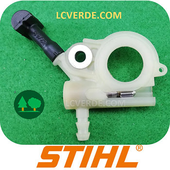 Pompa Olio Lubrificazione Catena Motosega Stihl MS192 ricambi LCVERDE.com 11376403202
