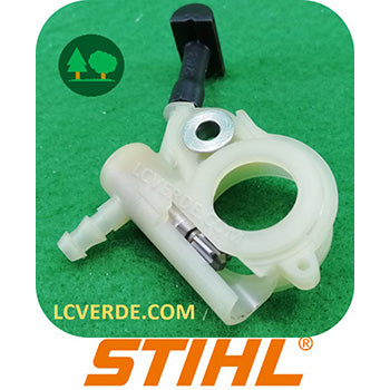 Pompa Olio Lubrificazione Catena Motosega Stihl MS192 ricambi LCVERDE.com 11376403202 spare parts