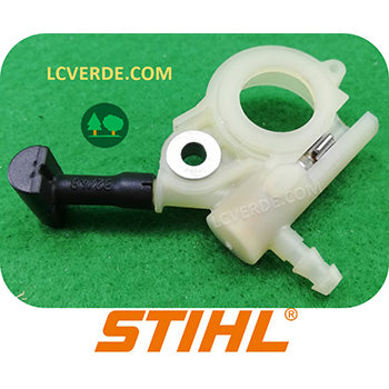 Pompa Olio Lubrificazione Catena Motosega Stihl MS192 ricambi LCVERDE.com 11376403202 spare part