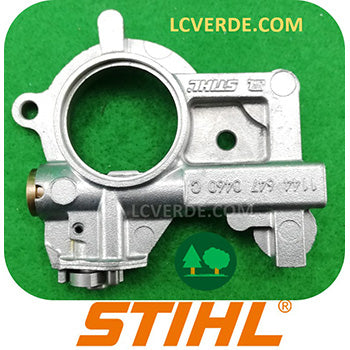 Pompa Olio Lubrificazione Catena Motosega Stihl MS661 MS651 ricambi LCVERDE.com 11446403200