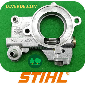 Pompa Olio Lubrificazione Catena Motosega Stihl MS661 MS651 ricambi LCVERDE.com 11446403200 spare part