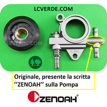 Pompa Olio Motosega Zenoah G2500 G3300 G3800 GZ3500 G250 ricambi LCVERDE.com spare part