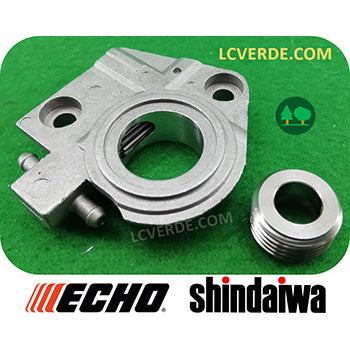 Pompa Olio Vite Senza Fine Girante Ingranaggio Motosega Echo CS3000 CS3400 CS3450 CS3050 Shindaiwa ricambio LCVERDE.com 43700039130 spare parts